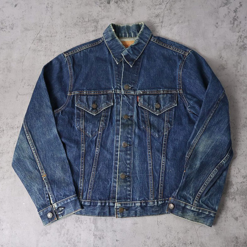 60〜70's LEVI'S 70505 BIGE USA製 デニムジャケット