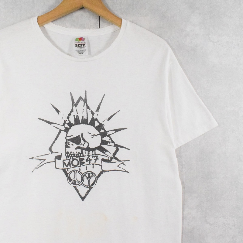 2000's MOB 47 ハードコアパンクバンドTシャツ M