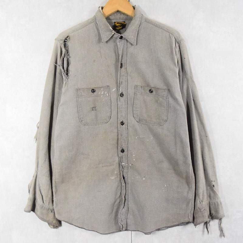 60's WASHINGTON DEE CEE ブラックシャンブレーシャツ