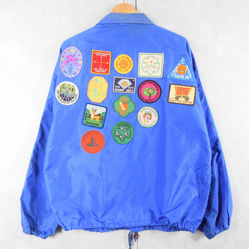 60's RUSSELL SOUTHERN USA製 パッチ付き ナイロンコーチジャケット M