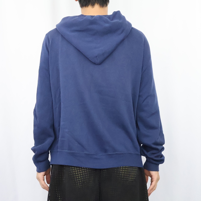 画像3: 70〜80's 無地スウェットジップパーカー NAVY (3)