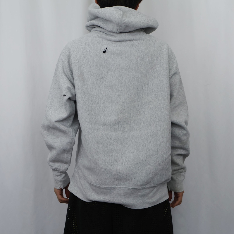 画像4: 90's Lee REVERSE WEAVE TYPE "NEW YORK STATE POLICE ACADEMY" プリントスウェットフーディー XL (4)