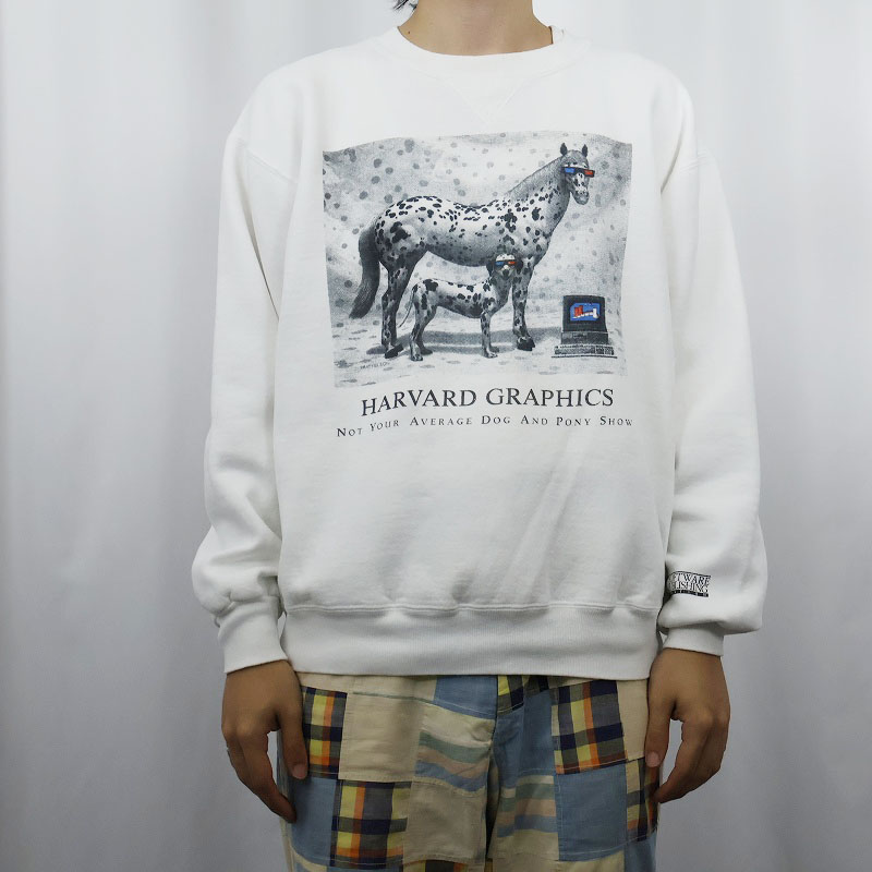 画像2: 90's Software Publishing Corporation USA製 "Harvard Graphics" ソフトウェア企業 プリントTシャツ L (2)