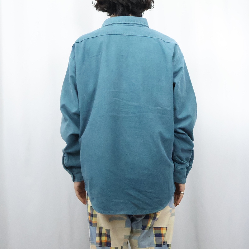 画像3: 80's FIVE BROTHER USA製 シャモアクロスシャツ XL (3)