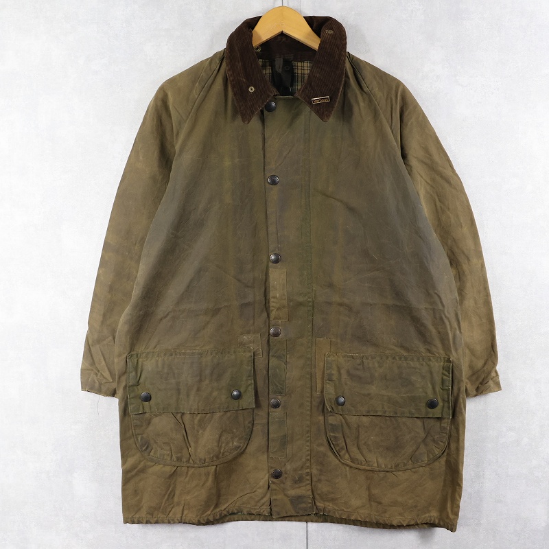 画像1: 80's Barbour ENGLAND製 "GAMEFAIR" ロゴピンズ付き オイルドジャケット 2ワラント (1)