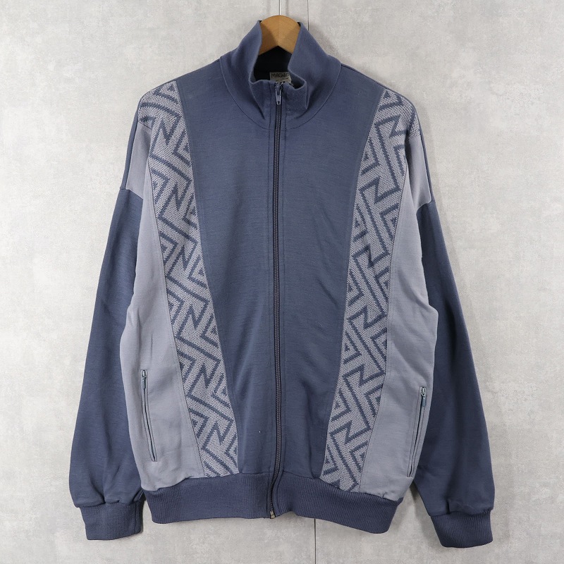 画像1: NACWiN ニット切り替え トラックジャケット SIZE50 (1)