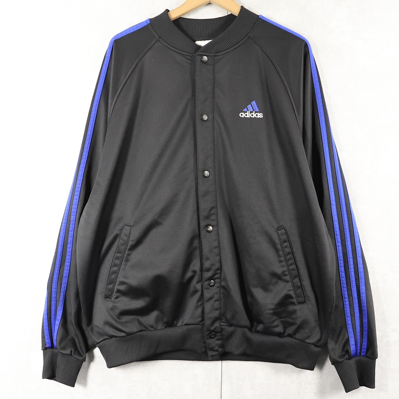 画像1: 90's adidas トラックジャケット BLACK L (1)