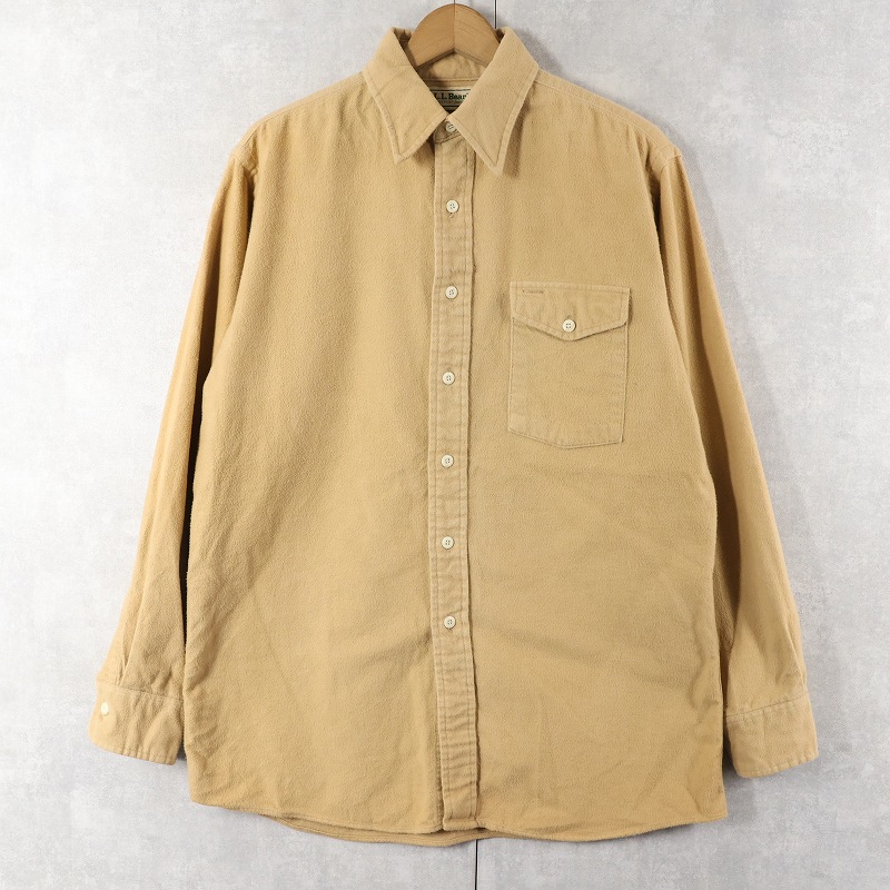 画像1: 80〜90's L.L.Bean シャモアクロスシャツ M (1)