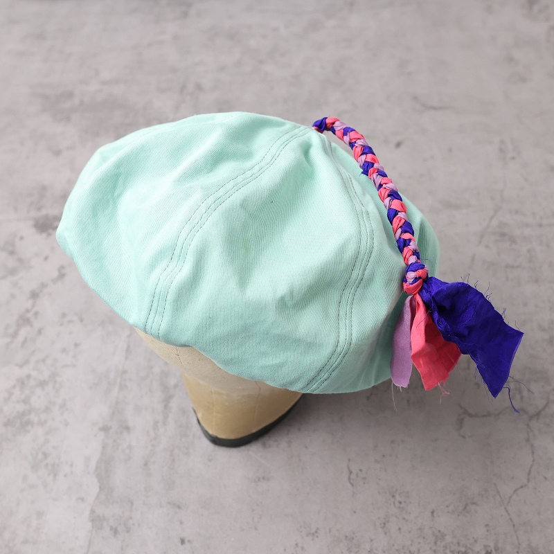 画像1: little original "over dye chino beret silk tassel" Remake beret (1)
