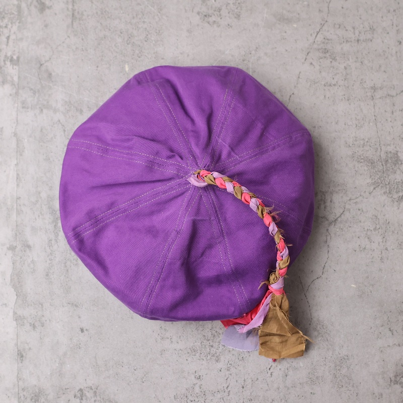 画像2: little original "over dye chino beret silk tassel" Remake beret (2)
