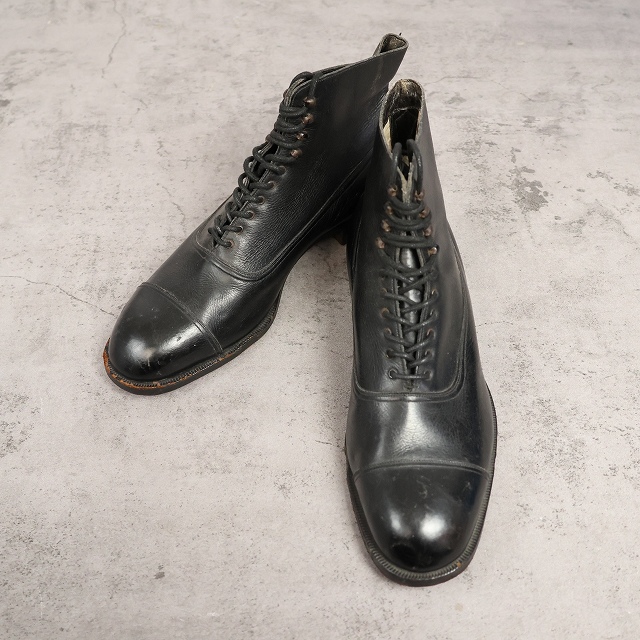 画像1: 〜40’s Balmoral レザーブーツ 28cm (1)