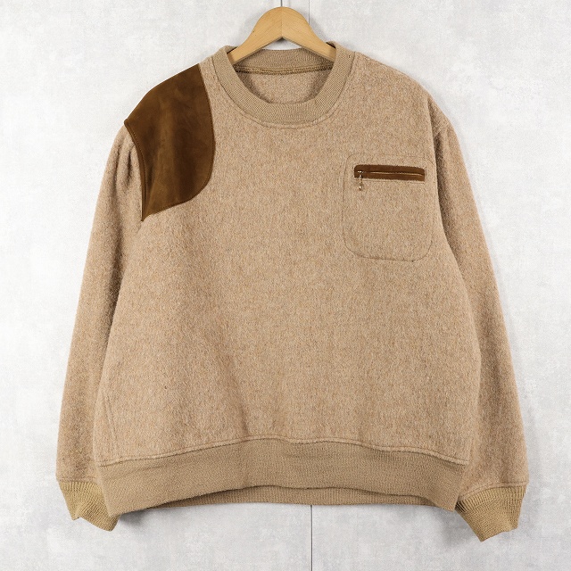 画像1: 50's〜 GOKEYS メルトンウール ハンティングスウェット (1)