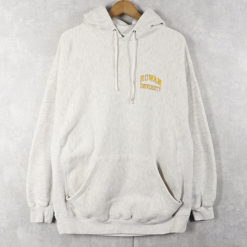 画像2: JANSPORT REVERSE WEAVE TYPE "ROWAN UNIVERSITY" プリントスウェットフーディー L  (2)