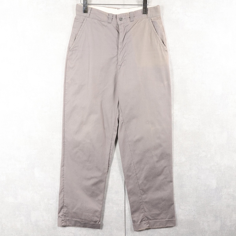 画像1: 60's USA製 コットンワークパンツ W30 (1)