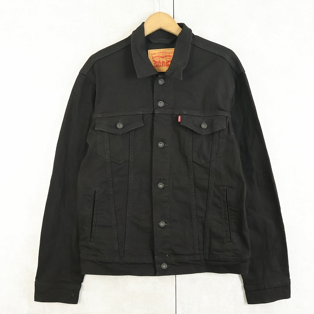 画像1: Levi's 72334 ブラックデニムジャケット M (1)
