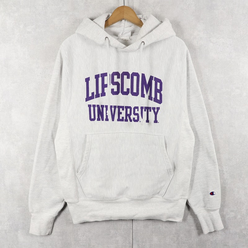 画像1: Champion REVERSE WEAVE "LIPSCOMB UNIVERSITY " プリントスウェットフーディー S (1)