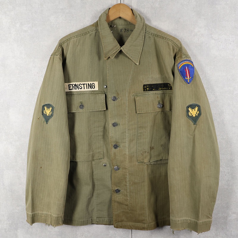 画像1: 40's U.S.ARMY 13スター M-43 HBTジャケット 38R (1)