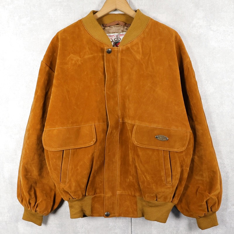 画像1: ITALY製 フェイクスエードジャケット (1)