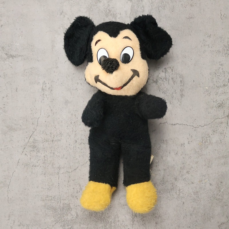 画像1: VINTAGE WALT DISNEY "MICKEY MOUSE" キャラクター ぬいぐるみ (1)