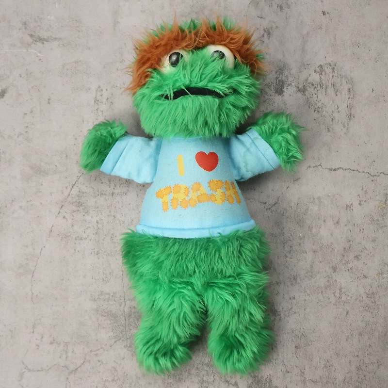 画像1: 80's SESAME STREET "OSCAR" キャラクター ぬいぐるみ (1)