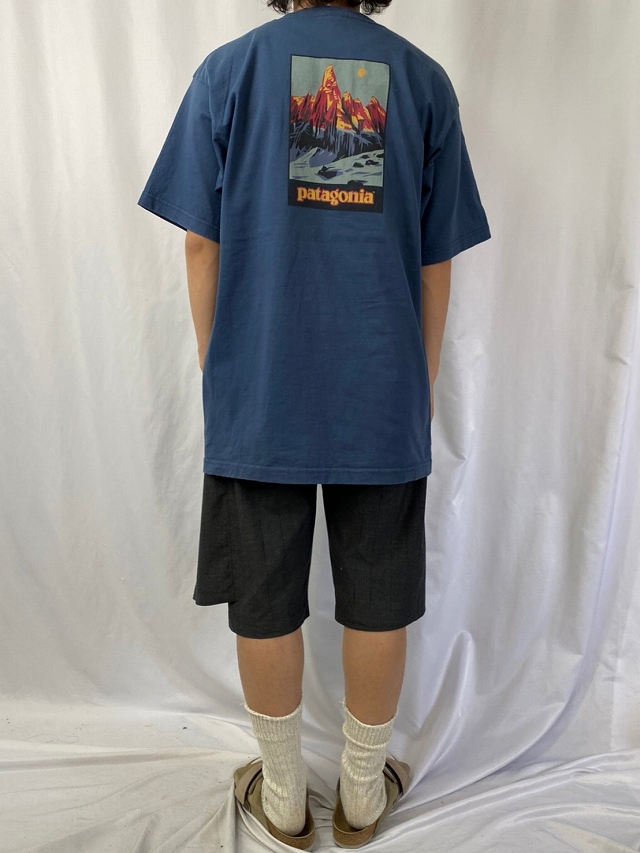パタゴニア アメリカ製 半袖 ブルー 青 | ビンテージ古着屋Feeet
