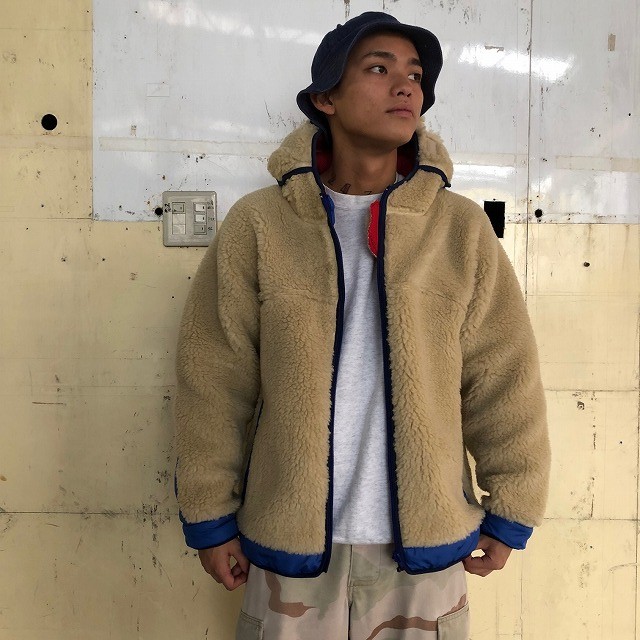 RABBIT HOODIE REVERSE(M)BEIGE 新品未使用品