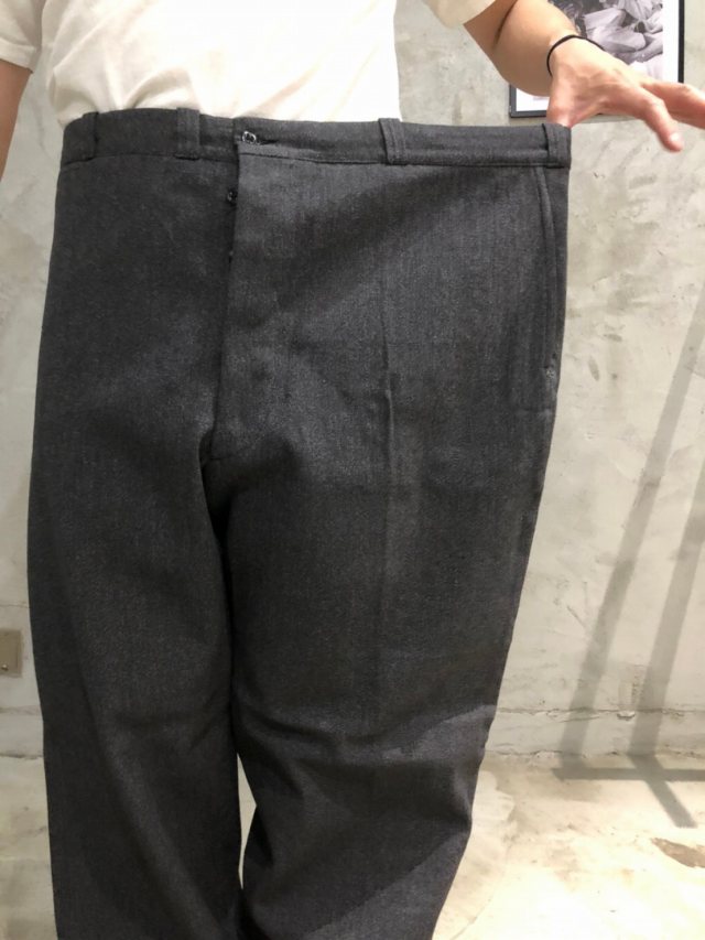 50's PEPPERELL WHIPCORD SOLT & PEPPER Trousers W43 DEADSTOCK