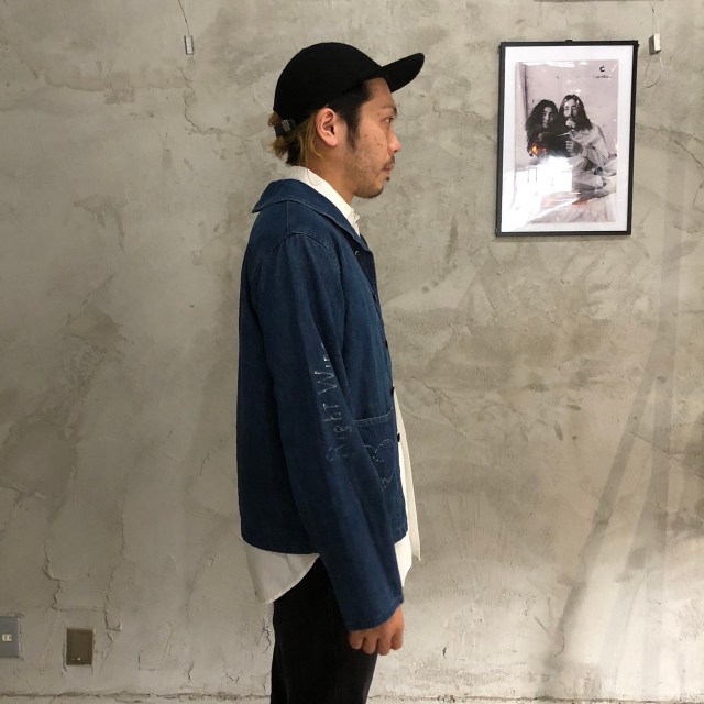 40's U.S.NAVY Shawl Collar Denim Coverall40年代 ヘチマ