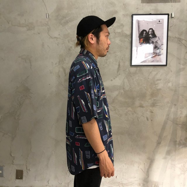 Sale 90 S Nautica ボート柄コットンシャツ 90年代 ノーチカ ノーティカ 総柄 ビンテージ古着屋feeet 通販 名古屋 大須 メンズ