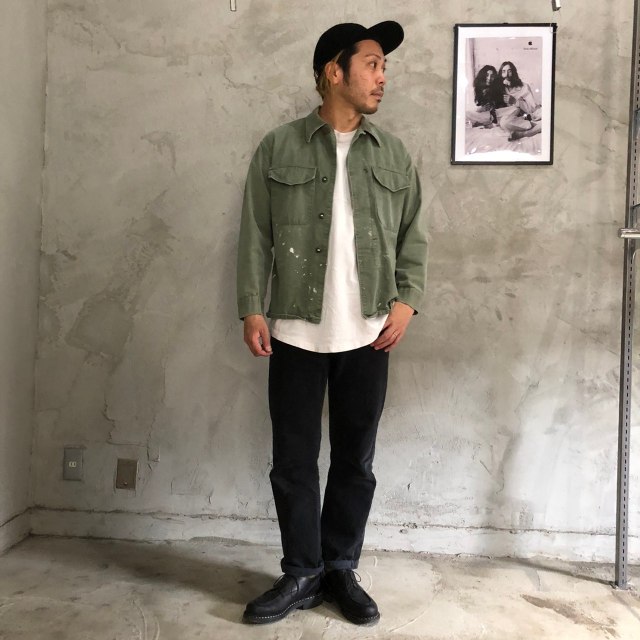 50年代USMC P-53 HBT UTILITY SHIRT