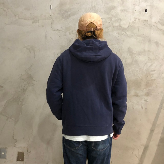 90's〜 Ralph Lauren 胸ポケット付き フルジップスウェットパーカ