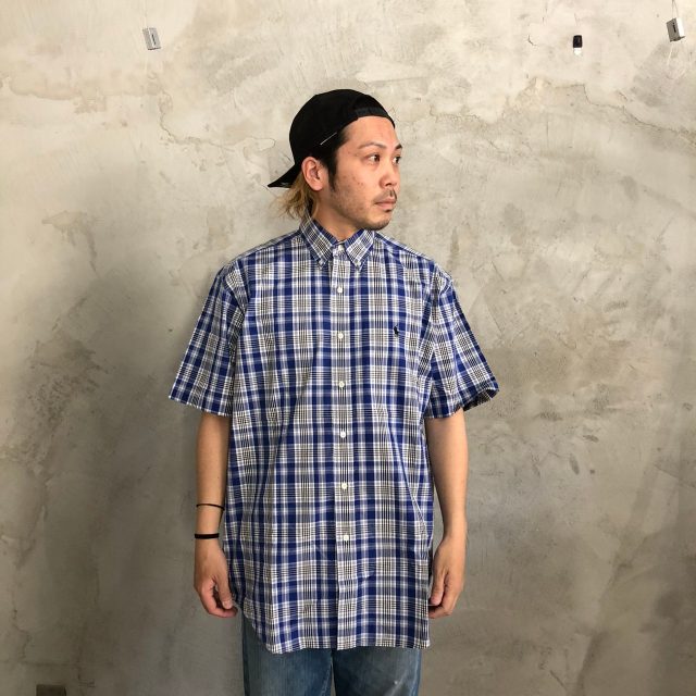 ▼【SALE】 Ralph Lauren GOLF ワンポイント刺繍チェックシャツ
