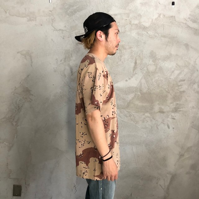 SALE】 チョコチップカモ柄Tシャツ DEADSTOCKデッドストック 