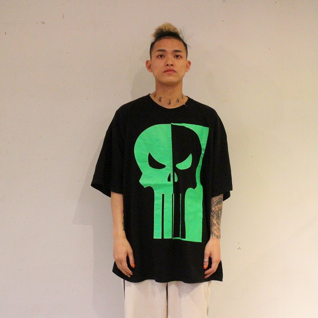【SALE】 MARVEL The Punisher スカルプリントTシャツ 3X